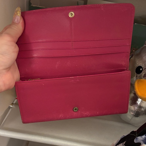 Loewe Anagram Flap Leather Continental Long Wallet - Picture 6 of 16